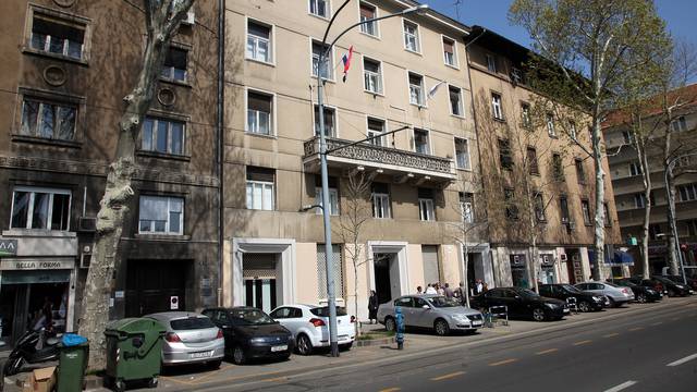 Zagreb: Zgrada središnjice HDZ-a na Trgu žrtava fašizma