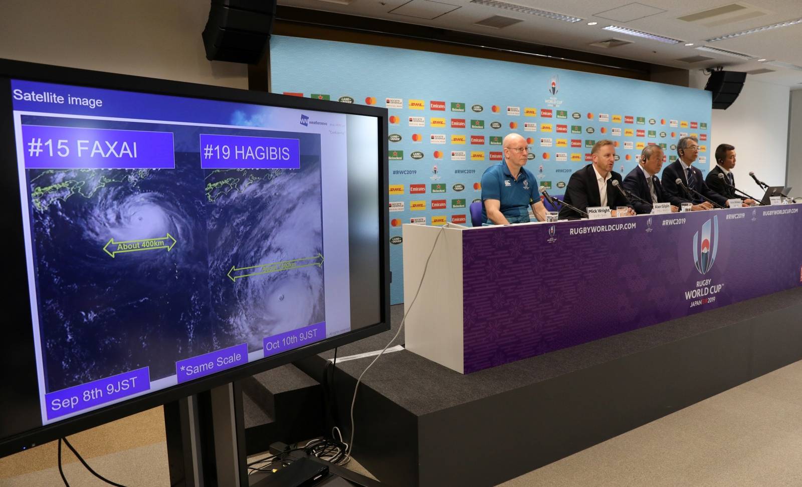 Rugby Union - Rugby World Cup - World Rugby give update on preparations for Typhoon Hagibis