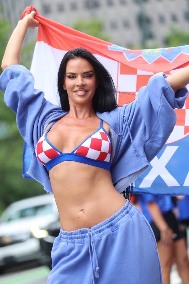 SP 2026 Philadelphia:  Ivana Knoll privukla pozornost među navijačima uoči utakmice Hrvatske i Gane
