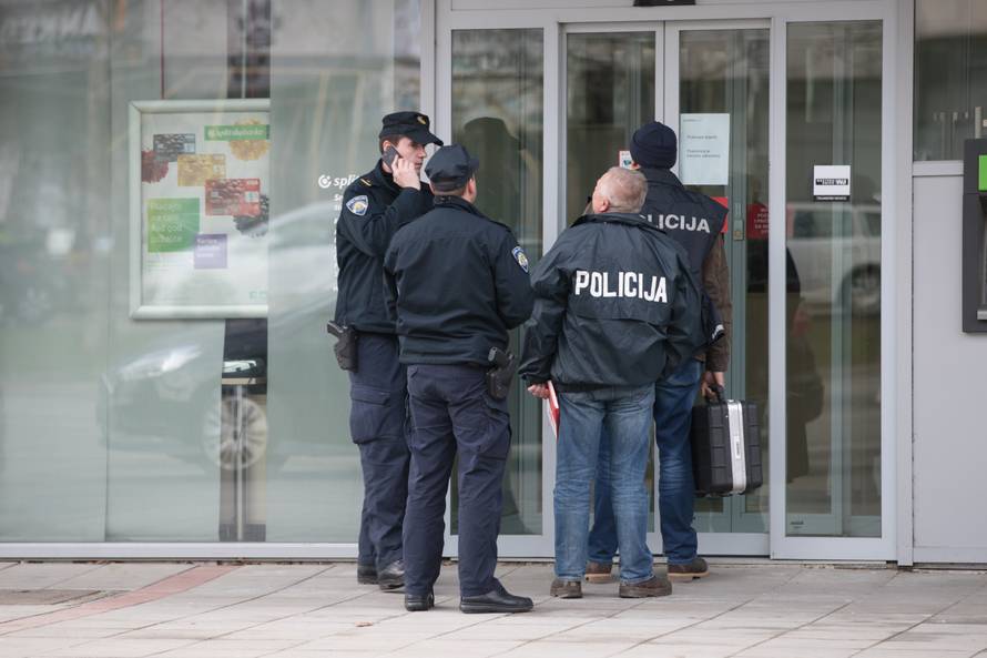Opljačkana poslovnica Splitske banke u Središću u Zagrebu