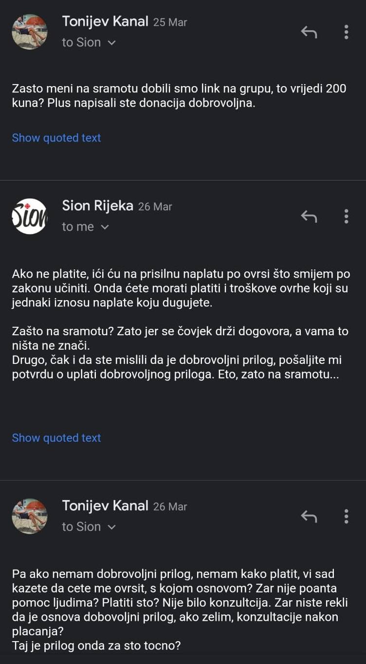 "Htjele su mi uvaliti izbjeljivač kao lijek za dijete i prijetile ako ne platim dobrovoljni prilog"