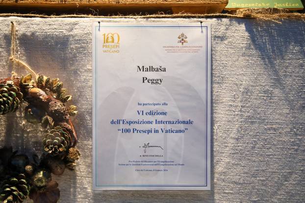 24sata Zagreb: Otvorenje izložbe jaslica Peggy Malbase