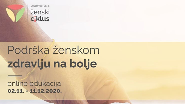 Ženski ciklus na dlanu - online edukacija posvećena ženama i zdravlju trajat će 40 dana