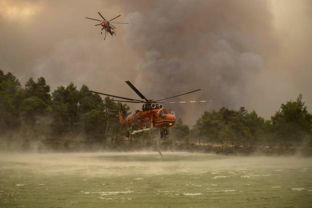 Forest fires in Greece