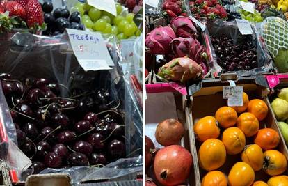 Na zagrebački Dolac stigle su prve trešnje: Za kilogram ćete morati izdvojiti čak 35 eura!