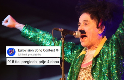 'Mama ŠČ' na službenom kanalu Eurosonga juri prema milijunu: Let 3 je treći po broju pregleda