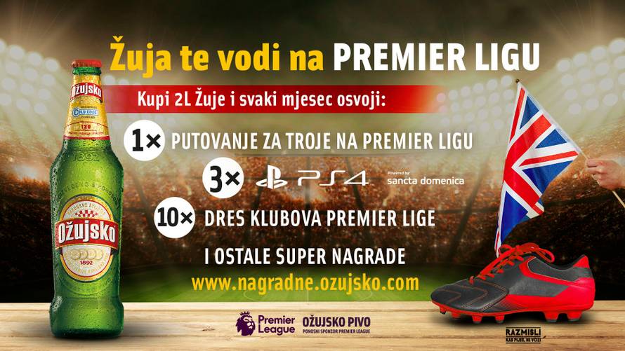 Ožujsko pivo vodi navijače na utakmice Premier lige
