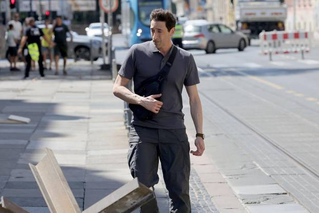 Zagreb: Adrien Brody na snimanji filma Snake Island