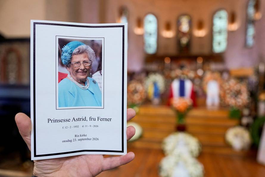 Norway's Princess Astrid's funeral, in Oslo