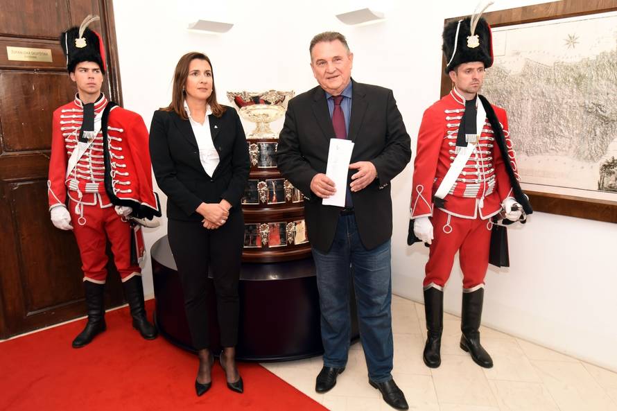 VaraÅ¾din: Predstavljanje Davis Cup trofeja