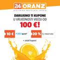 Danas biraj Oranž! Za 7 eura dobiješ čak 160 eura kupona!