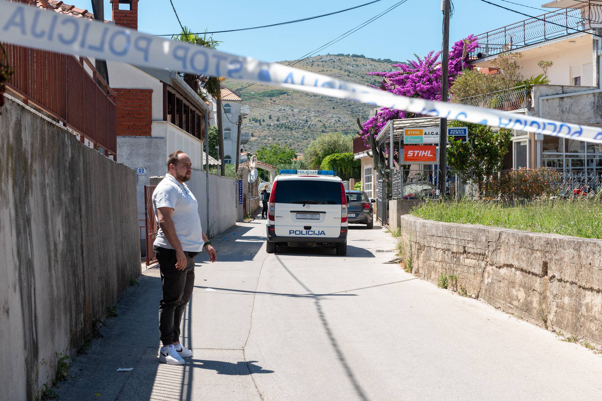 Trogir: Ulica u kojoj je napadač upucao muškarca u glavu i pobjegao