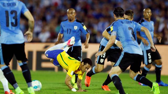 Football Soccer - Uruguay v Brazil - World Cup 2018 Qualifiers