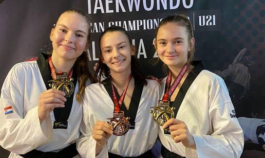 Dva zlata, dvije bronce i jedno srebro za hrvatski taekwondo