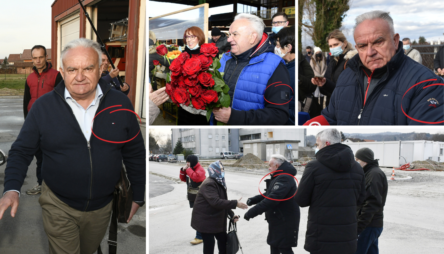 FOTO Gradonačelnik razrušene Petrinje non stop hoda u skupim jaknama, prslucima, vestama...