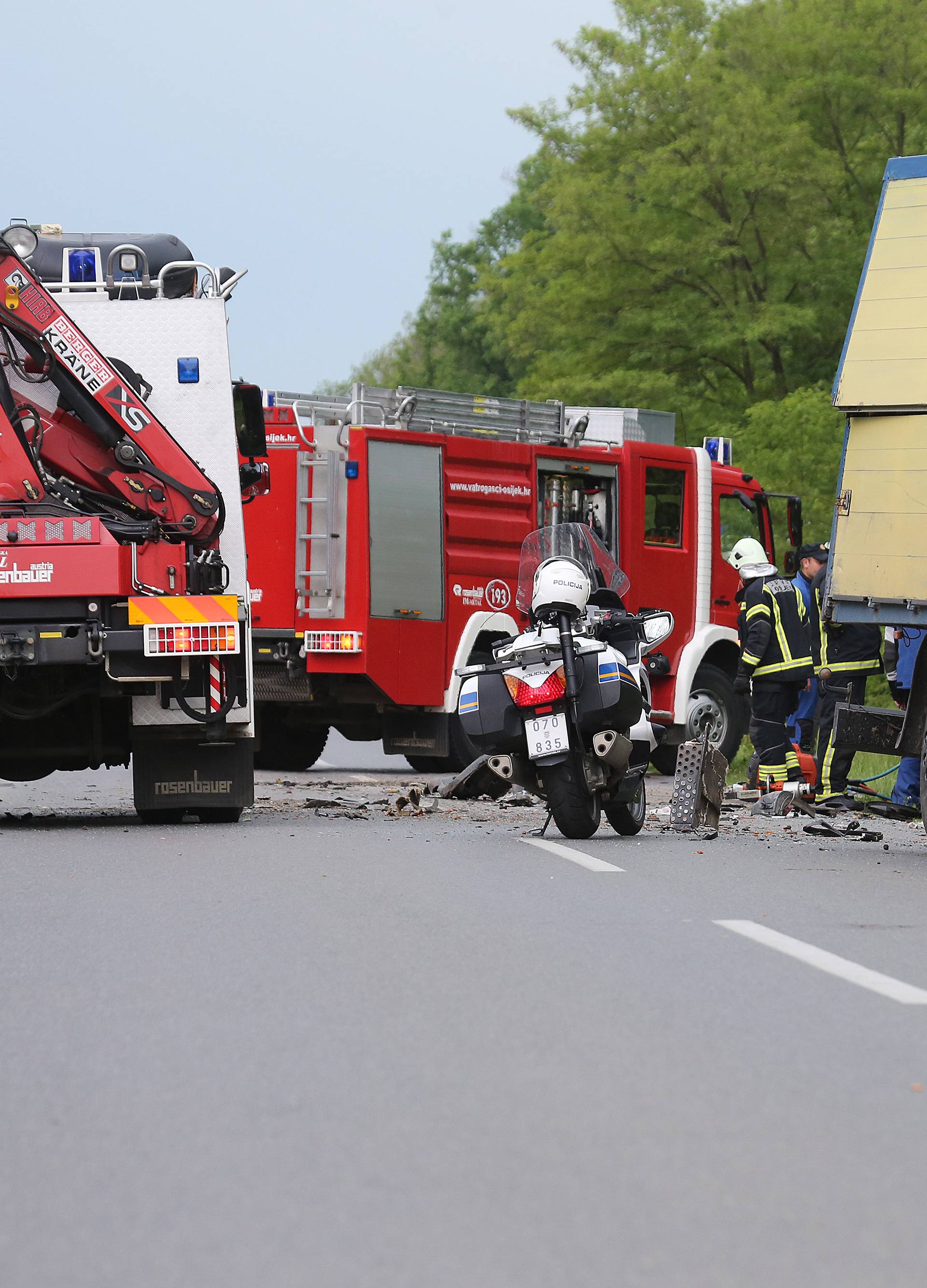 Sudario se s kamionom: Vozač (51) poginuo u blizini Osijeka