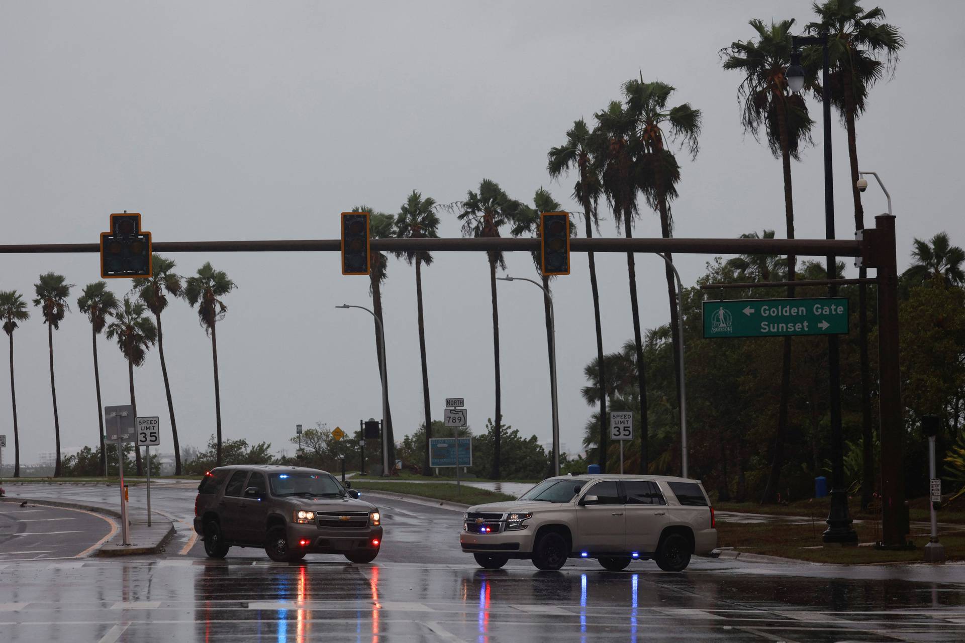 Hurricane Milton approaches, in Florida