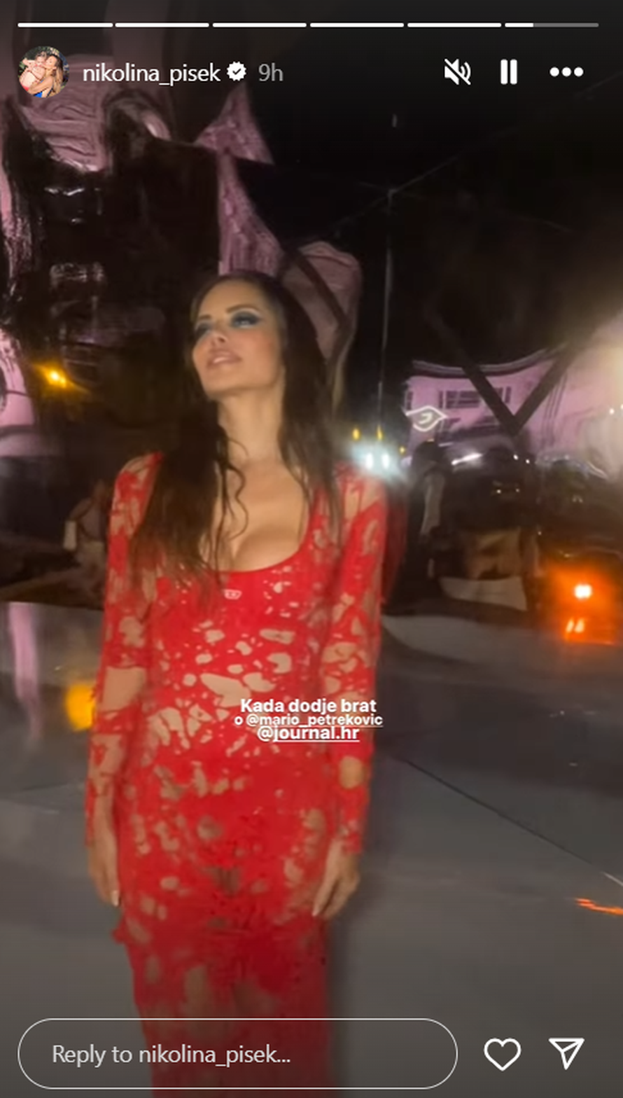 Ovo se ljeti nosi! Nikolina Pišek na zabavu stigla u rupičastoj haljini, sve 'bacila' u drugi plan