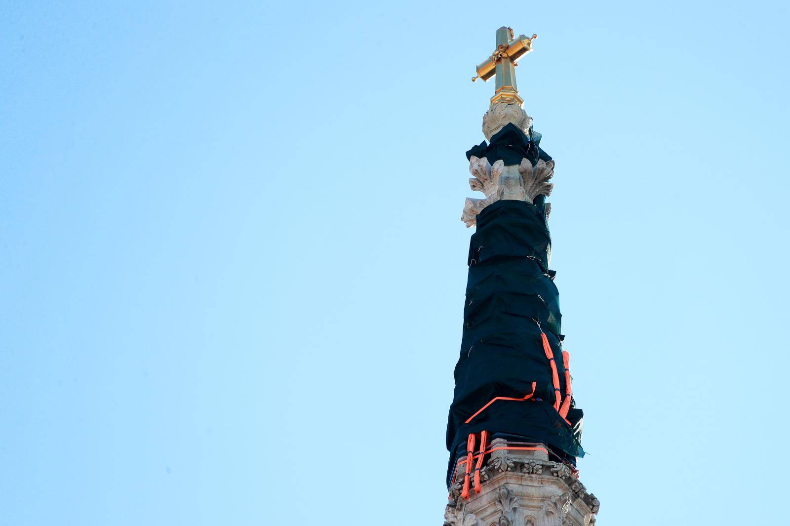 Zagreb: Sve je spremno za uklanjanje sjevernog tornja katedrale