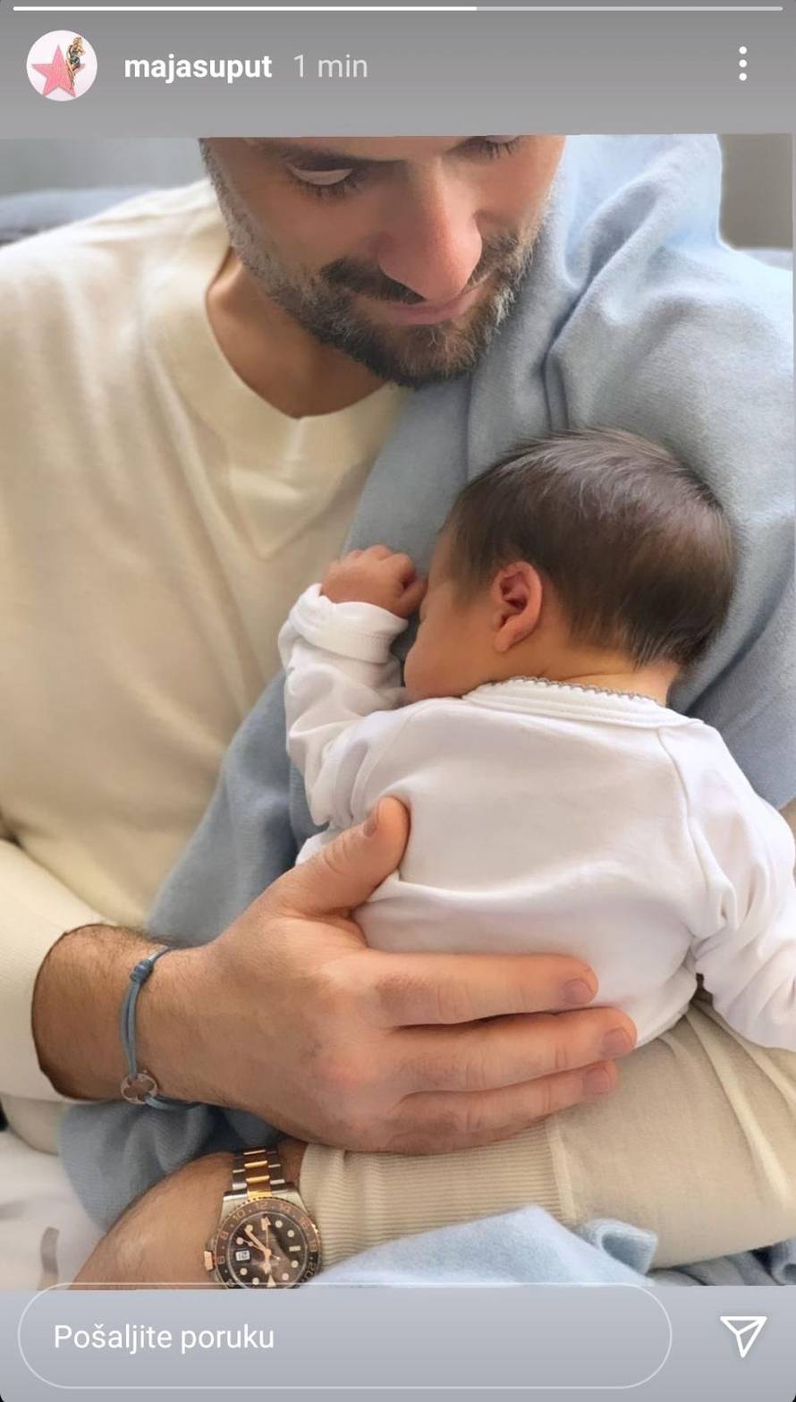 Maju kritizirali jer našminkana drži sina pa ga sad čuva Nenad