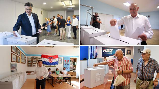 FOTO Izbori u HDZ-u: Plenković  jedini kandidat za predsjednika, pogledajte kadrove s glasališta