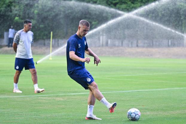 Zagreb: Trening nogometaša Dinama uoči utakmice protiv Vikinga