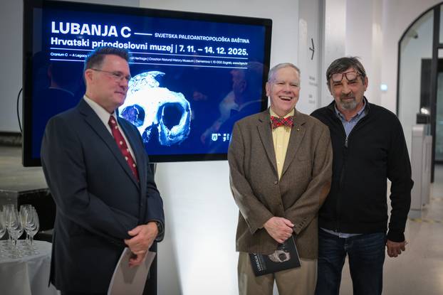 Zagreb: Otvorenje izložbe Lubanja C u Prirodoslovnom muzeju