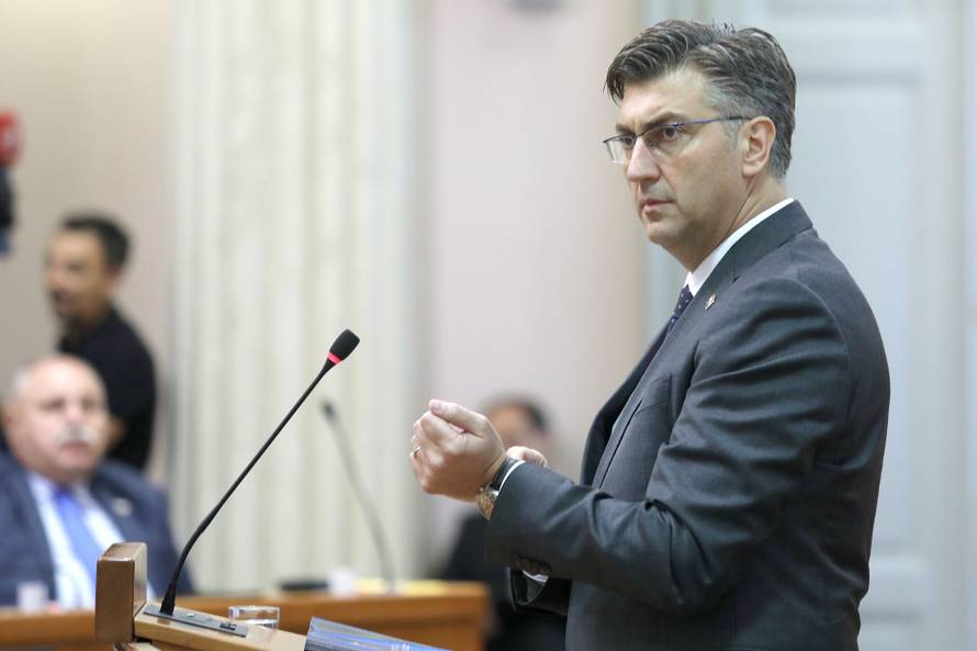 Zagreb: PlenkoviÄ u Saboru podnosi izvjeÅ¡Äe o radu Vlade