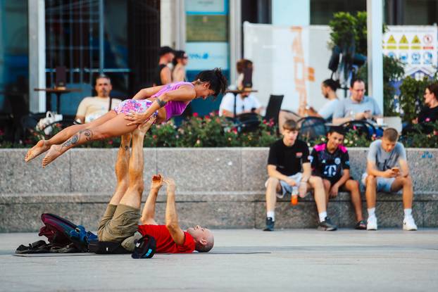 Zagreb: Ljetna atmosfera grada uslijed toplinskog vala