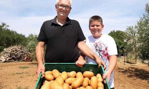Djed i unuk (10) uzgojili kapulu od 2,37 kg i tri tone krumpira: 'Moj did i ja imamo ga za sve!'
