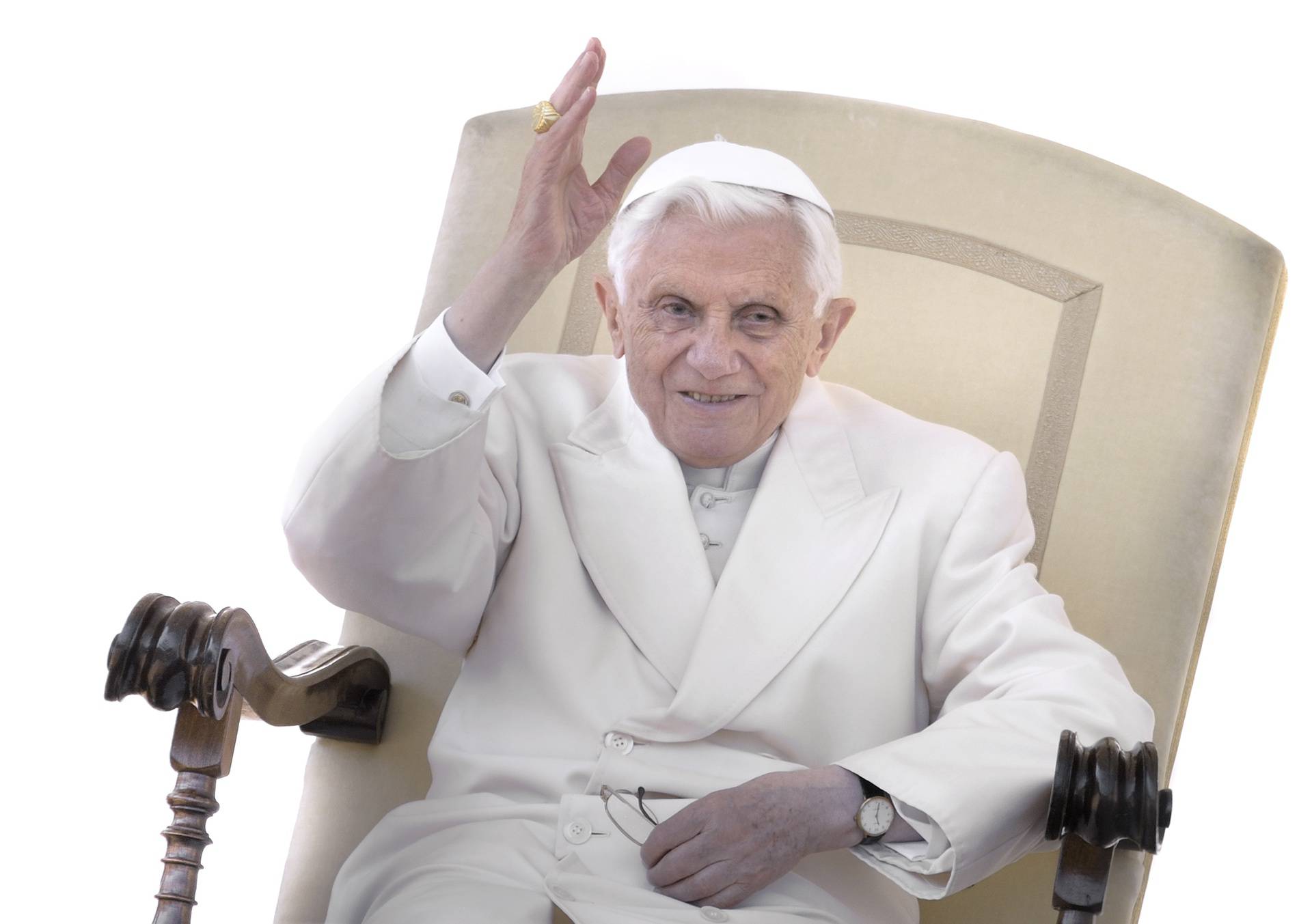 Pope Benedict XVI during his weekly general audience in St. Peter square at the Vatican, Wednesday. 14  march, 2012