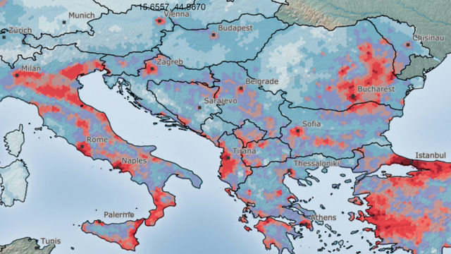 Objavili novu kartu najtrusnijih područja: Evo gdje je Hrvatska