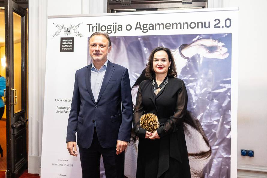 Zagreb: Poznati na premijeri predstave "Trilogija o Agamemnonu 2.0"