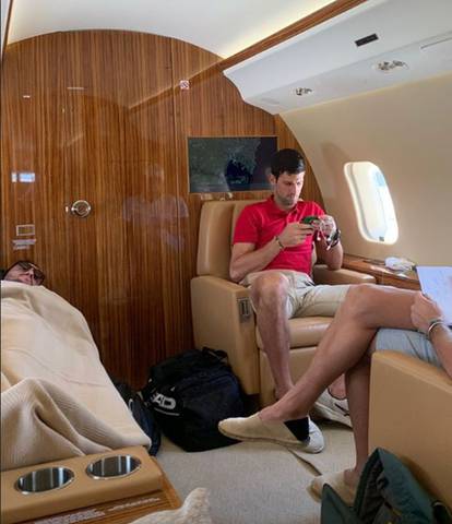 Luksuzni avion za najboljeg na svijetu - kako Novak Đoković putuje od turnira do turnira...