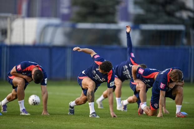 Zagreb: Trening nogometaša hrvatske nogometne reprezetacije