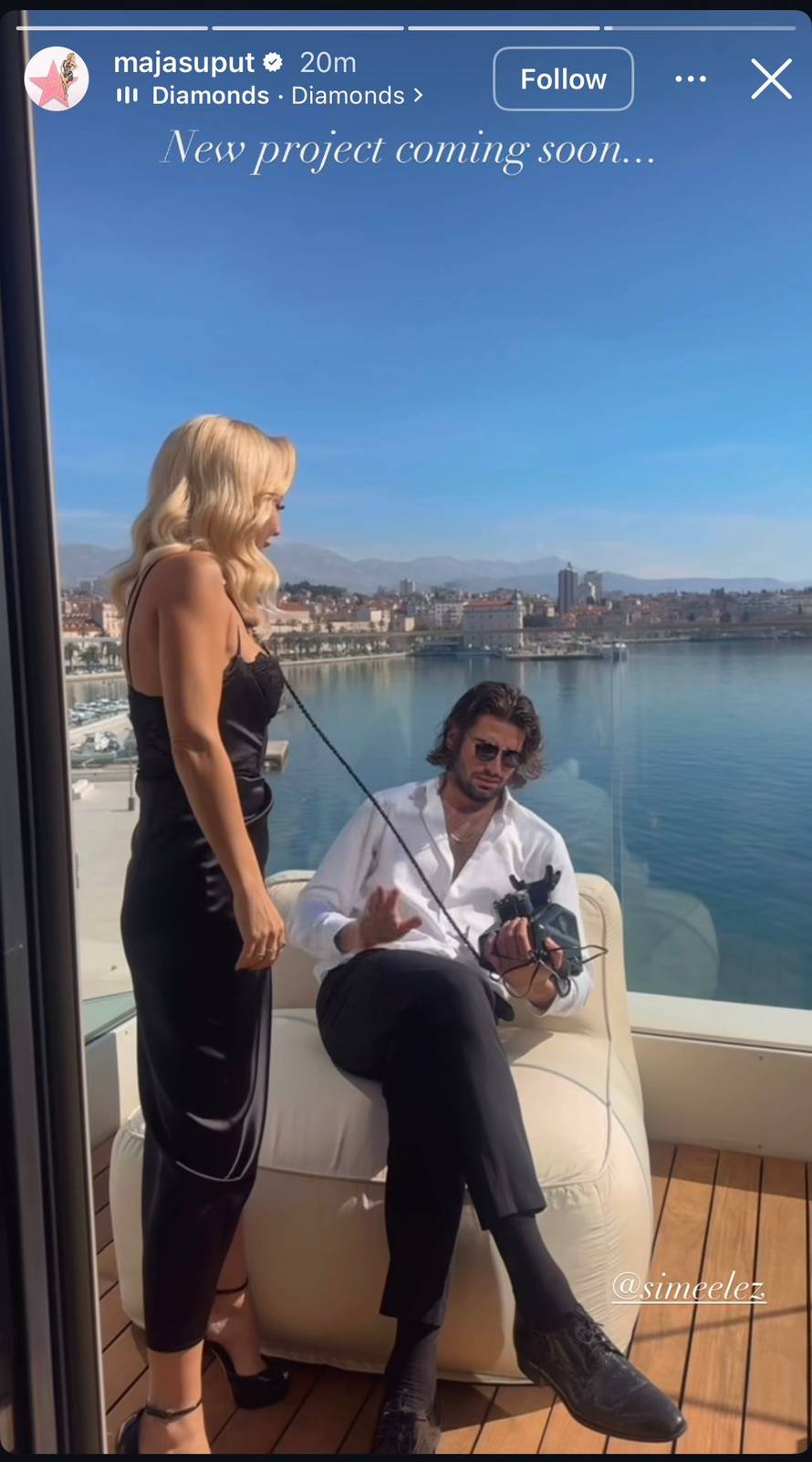 FOTO Iz Pariza u Split. Maja i Šime bili na balkonu, pa uletjeli u sobu. Evo što su sve radili...