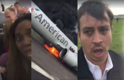 Putnici u gorućem zrakoplovu: Vrištali su bježeći od plamena