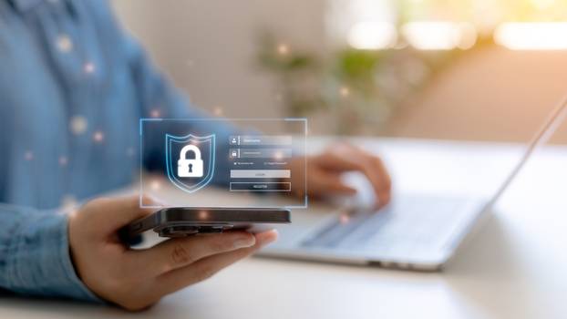 Cyber,Security,And,Data,Protection,On,Internet.,Person,Touching,Virtual