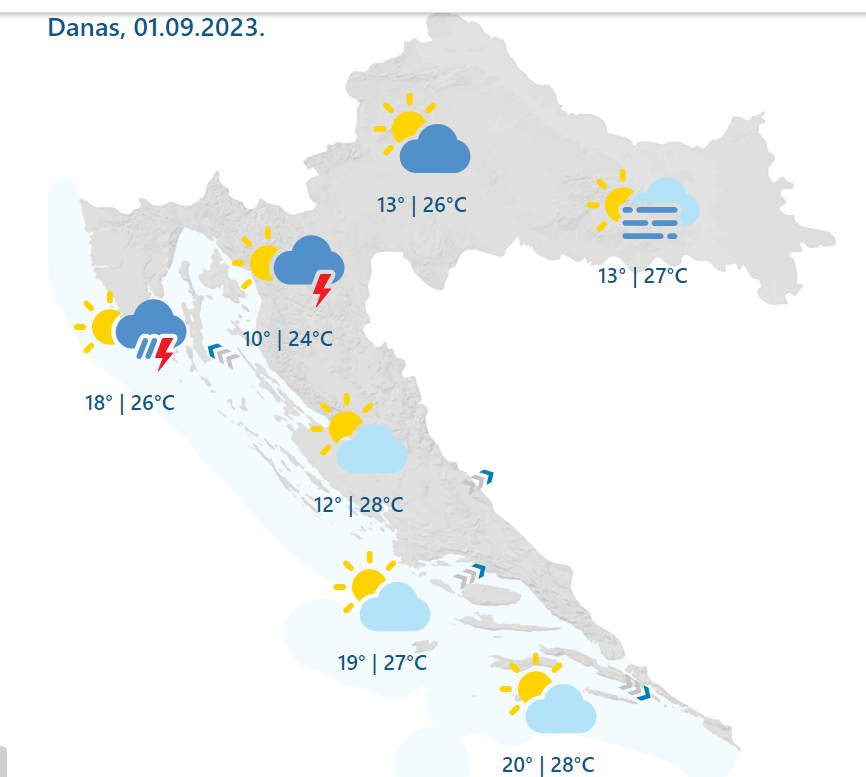 Nakon kabanica, za vikend opet uskačemo u bikinije! Evo kakvo nas vrijeme očekuje idućih dana