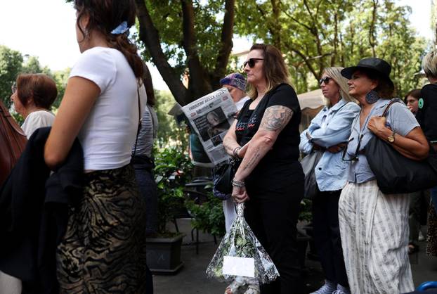 Designer Giorgio Armani lies in state, in Milan