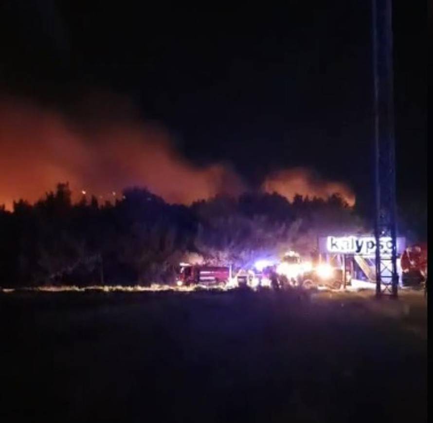 Buktinja na Zrću: Gorjelo cijelu noć, evakuirali su 10.000 ljudi