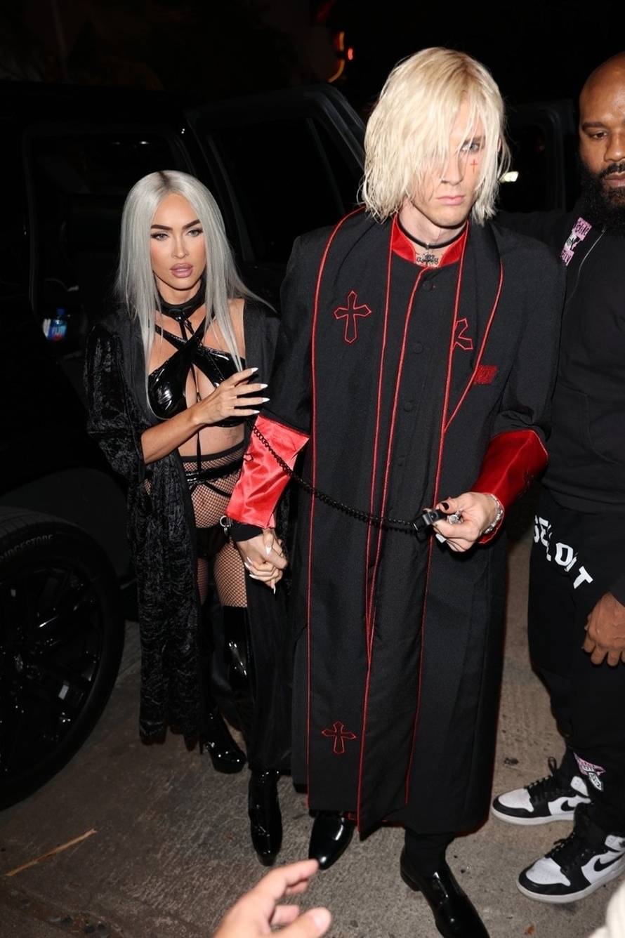 Megan Fox and MGK show off their "unholy" costumes