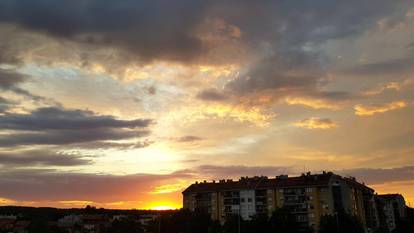 Izlazak sunca iznad Zagreba