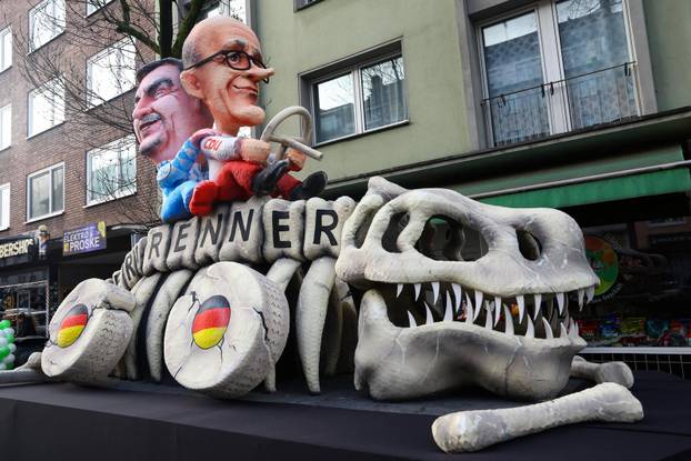 Rose Monday parade in Dusseldorf