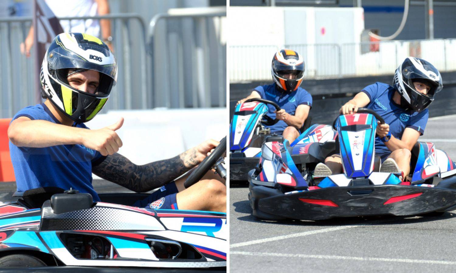 Gas do daske: Igrači Hajduka otišli su na karting u Maribor