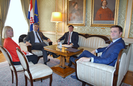 Plenković na sastanku s novim predsjednikom Uprave Ine