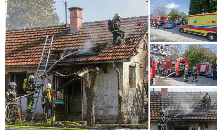Zapalila se kuća u Buzinu: U požaru je ozlijeđeno troje ljudi