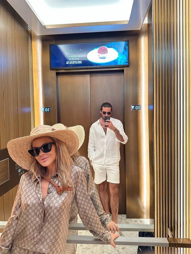 FOTO Brčkanje u bazenu, u ruci šampanjac! Maja objavila fotke iz Dubaija, s njome je i Šime...