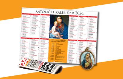U srijedu u 24sata darujemo katolički kalendar za 2026.