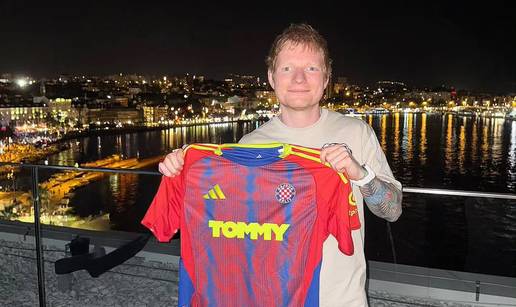 FOTO Zamjena za Livaju? Ed Sheeran dobio Hajdukov dres